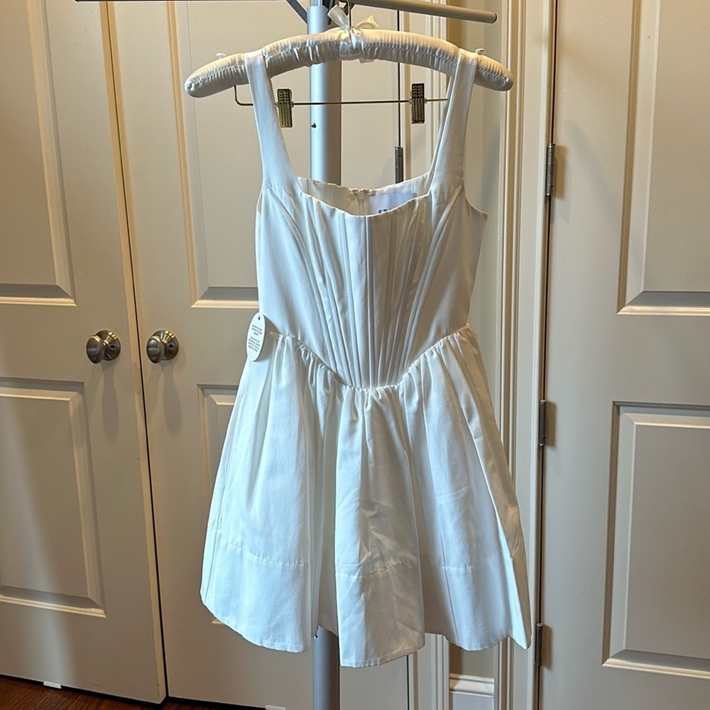 Brand NEW with TAGS | STAUD | White Landscape Dress | US Size 4